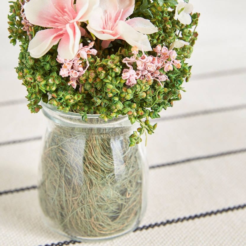 Artificial Plant in Glass Pot