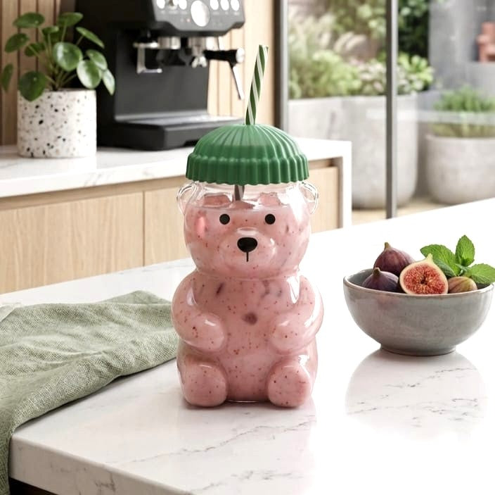 590ml Bear Glass