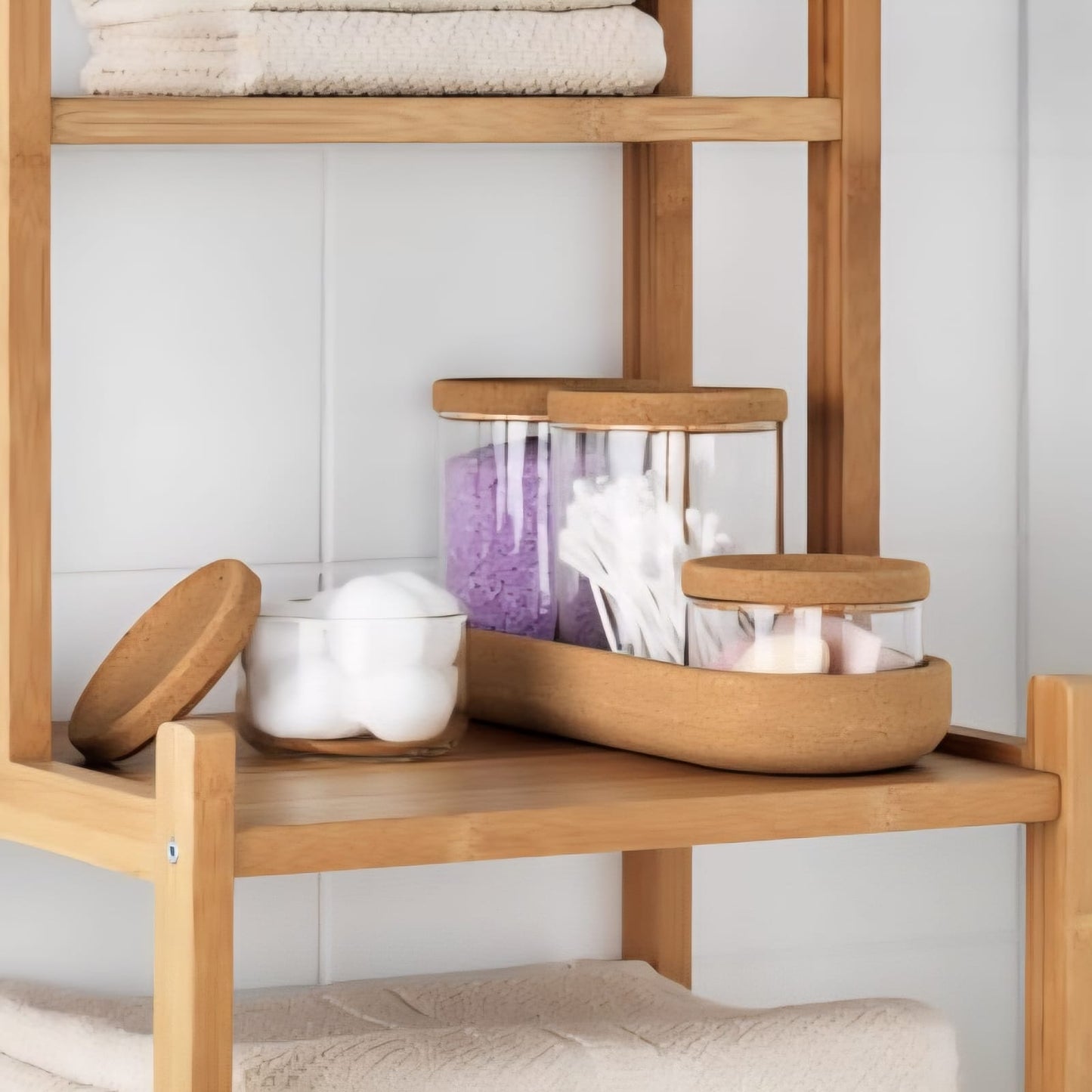 Set of 4 Jars with Platter