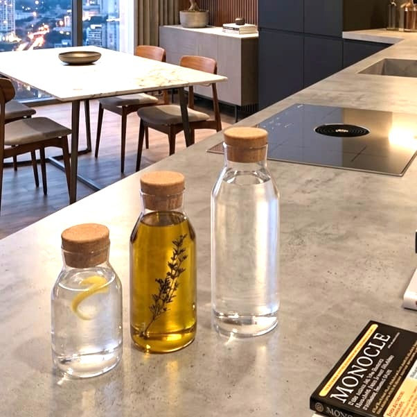 Glass Carafe with Lid 600ml