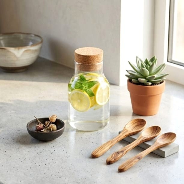 Glass Carafe with Lid 600ml