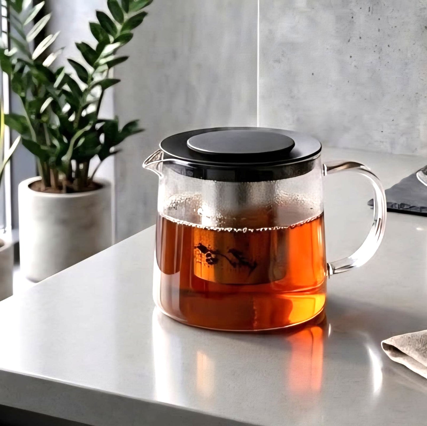 1L Glass Tea Pot