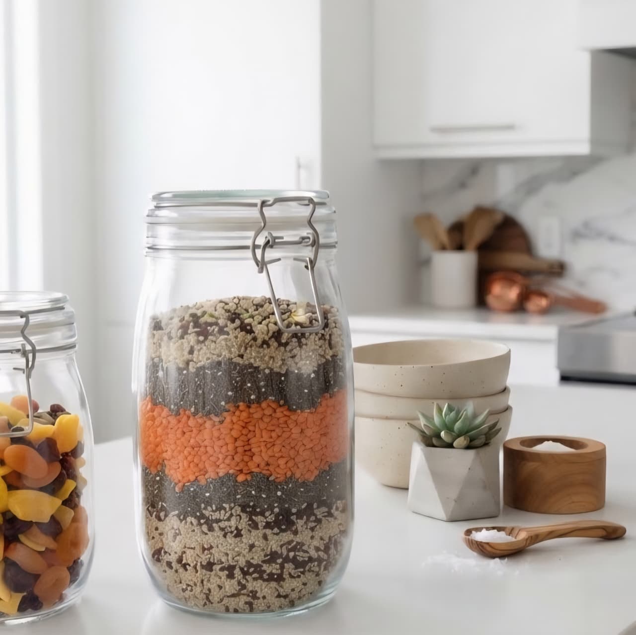 Airtight Glass Jar