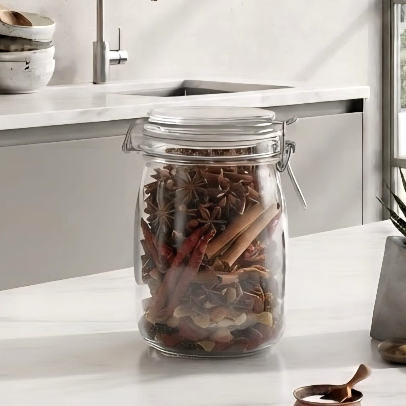 Airtight Glass Jar