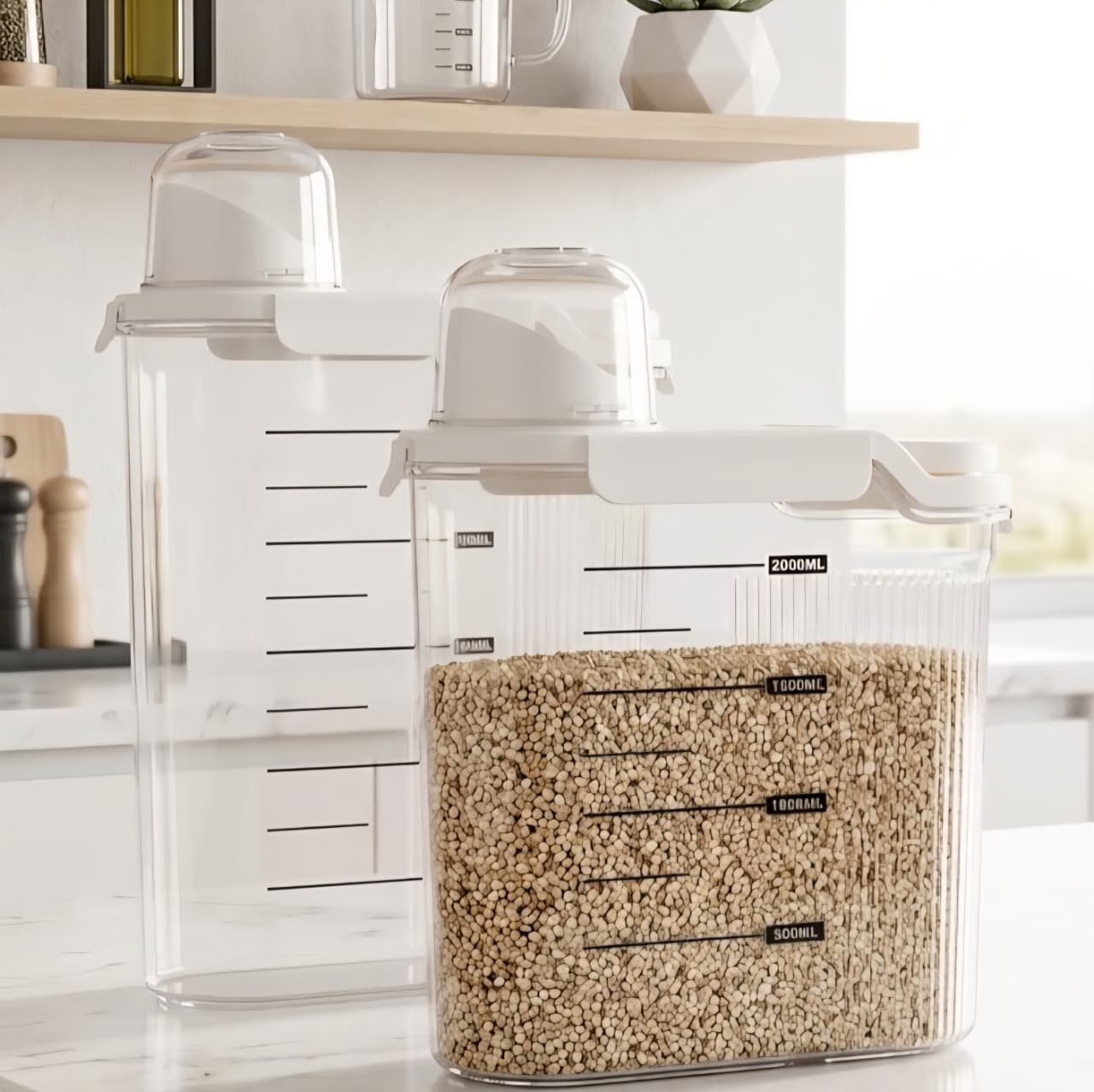 Acrylic Food Storage & Pour Jar