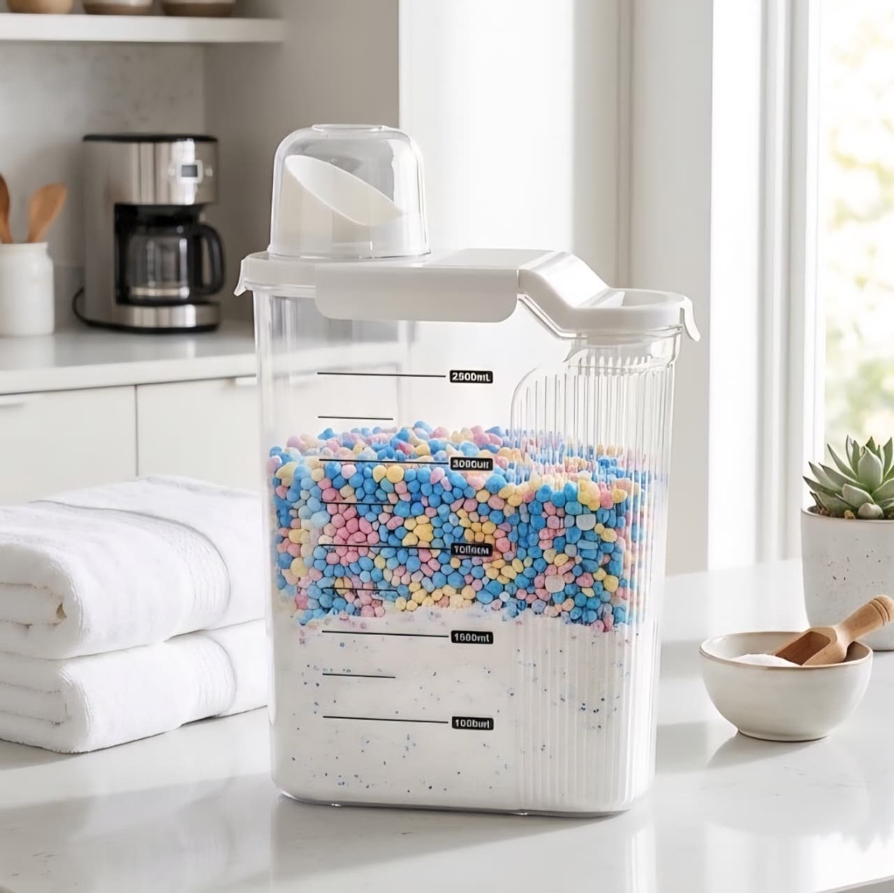 Acrylic Food Storage & Pour Jar
