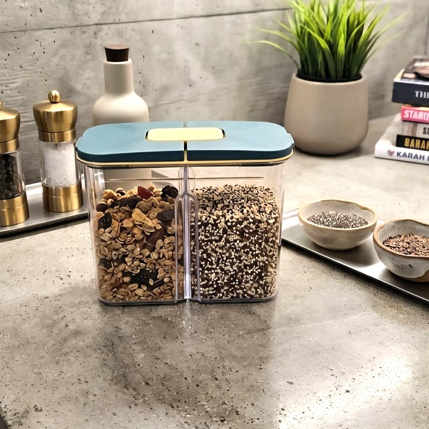 2-Section Food Jar