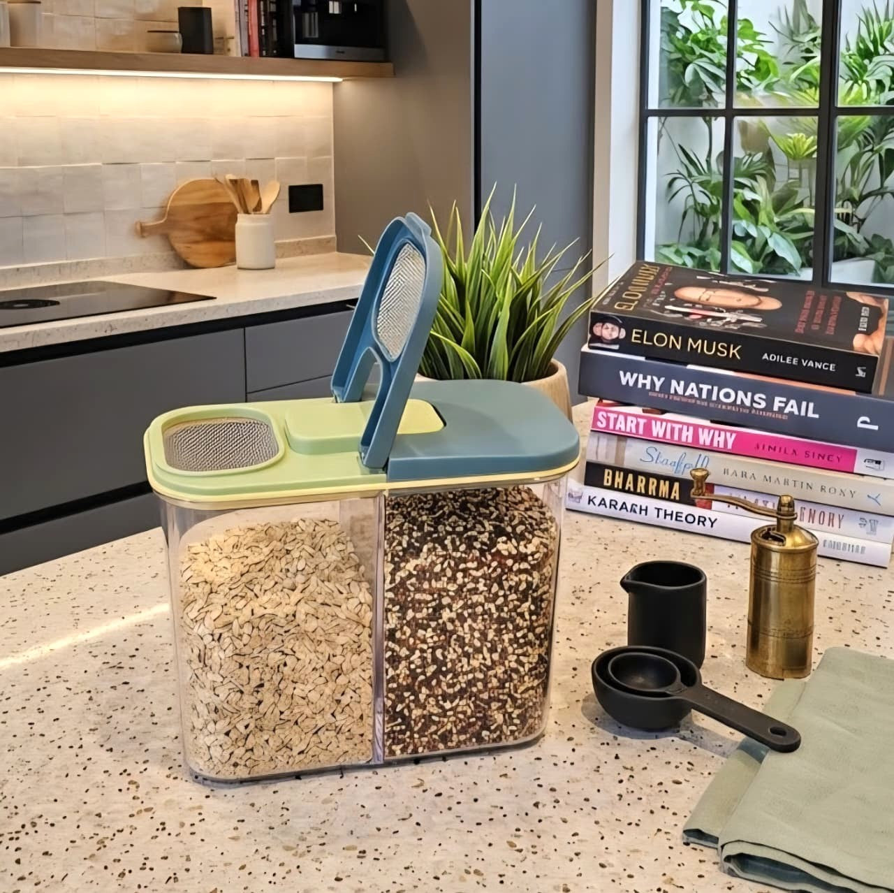 2-Section Food Jar