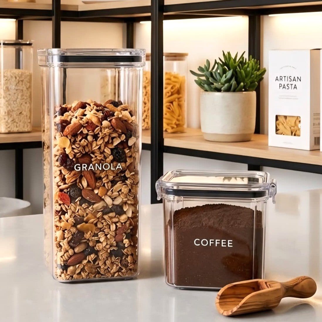 Airtight Plastic Storage Jar