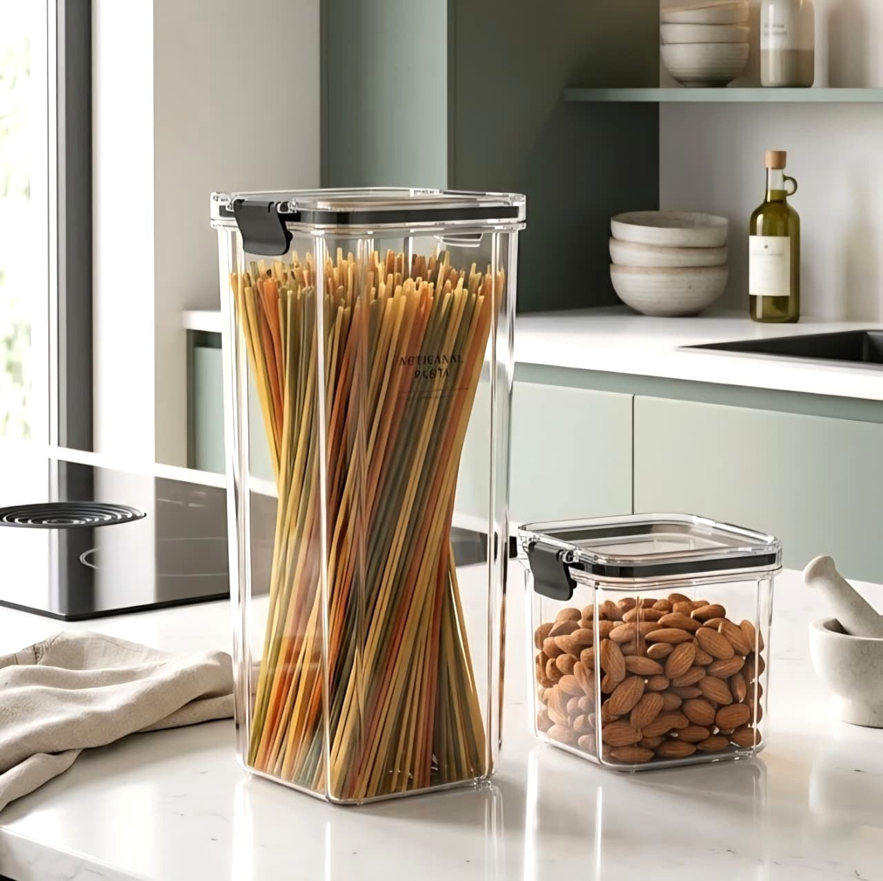Airtight Plastic Storage Jar