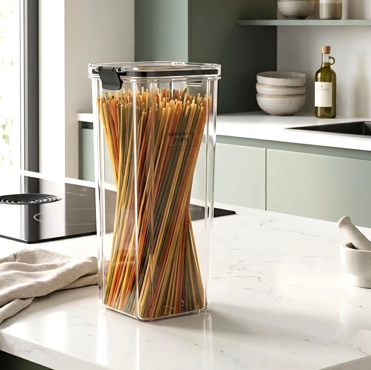 Airtight Plastic Storage Jar