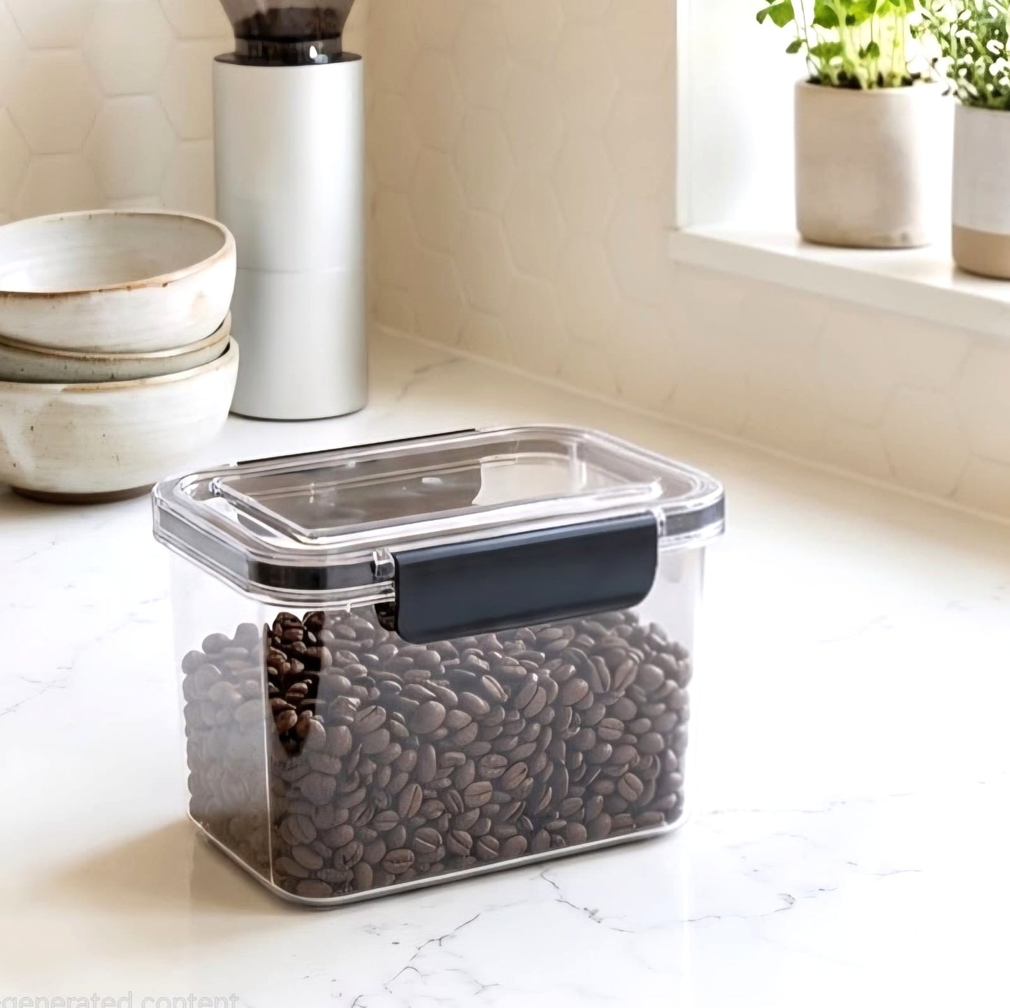 Airtight Plastic Storage Jar