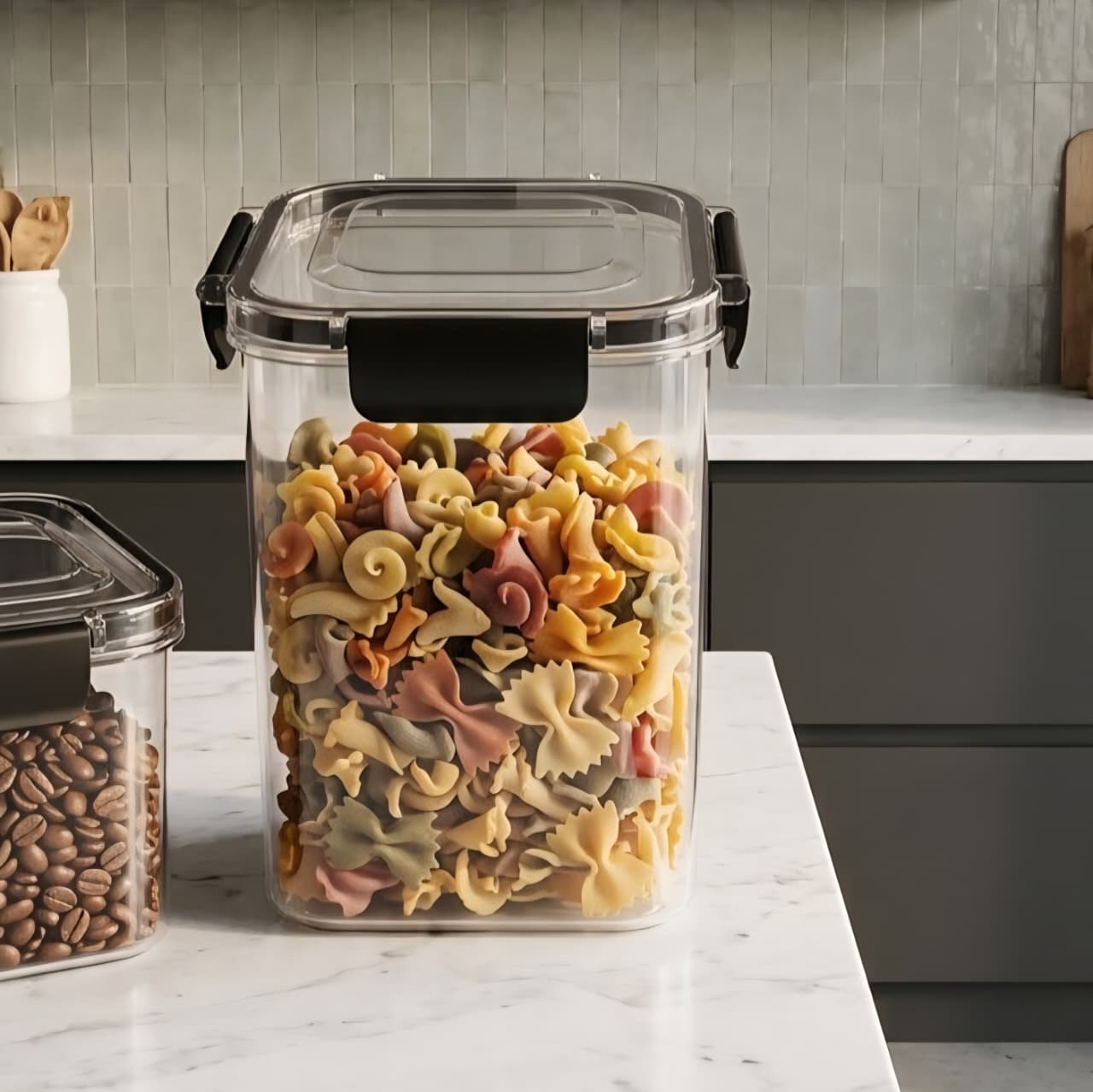 Airtight Plastic Storage Jar