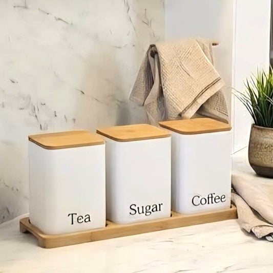 Tea | Coffee | Sugar Jar Set