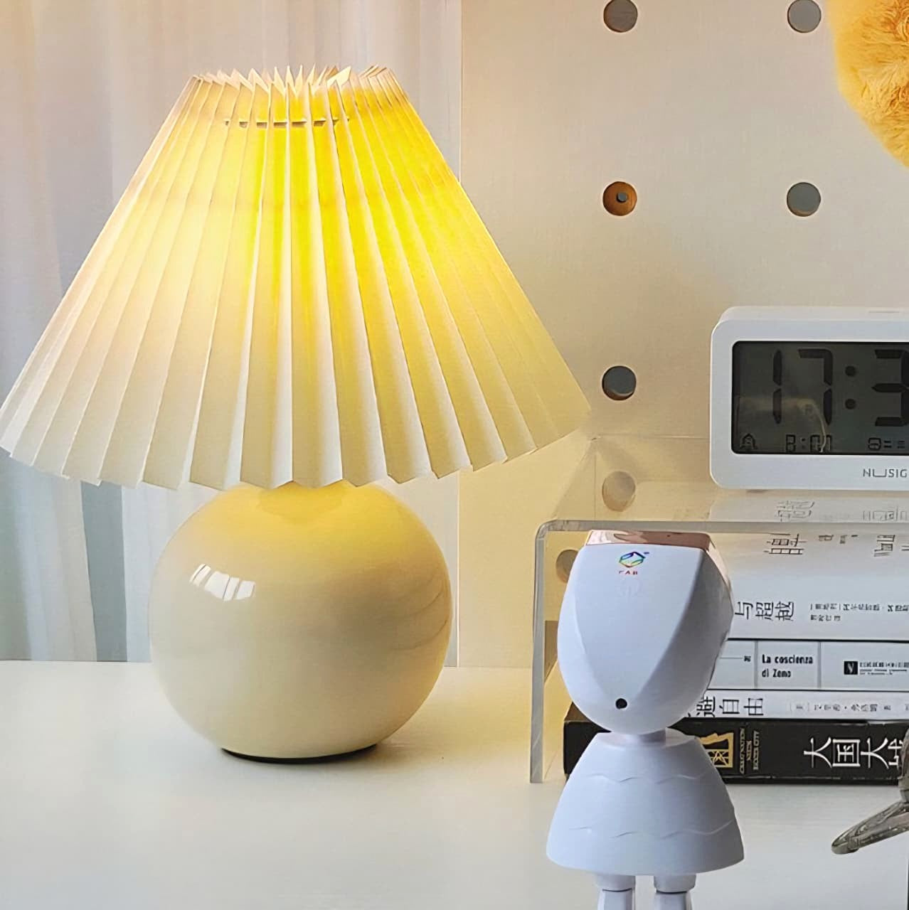 Umbrella LED Table Lamp Yellow