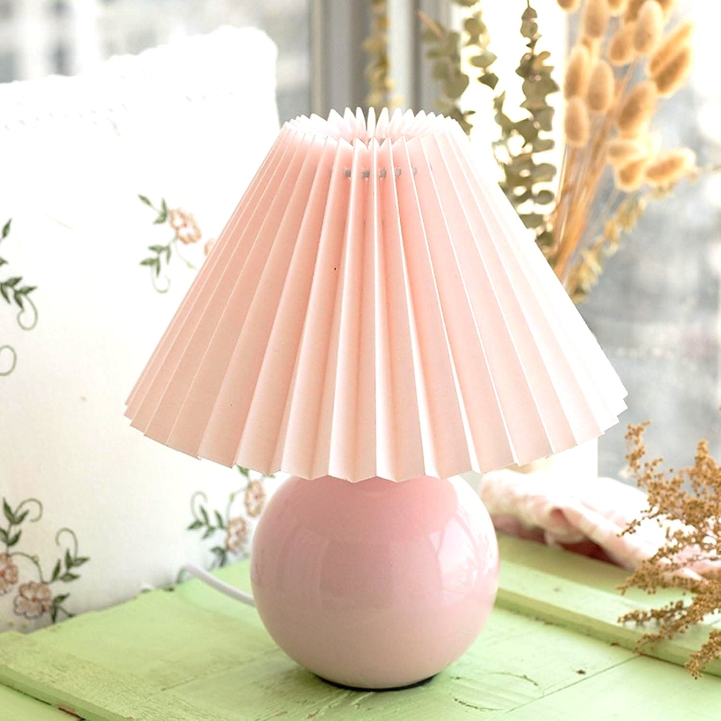 Umbrella LED Table Lamp Pink
