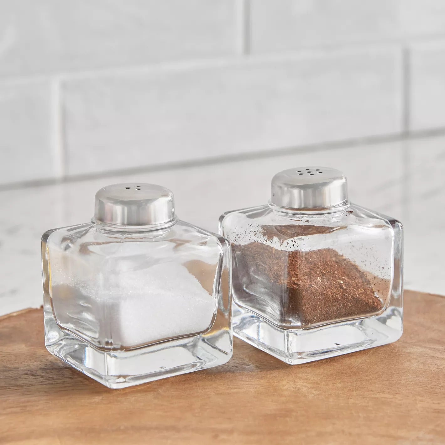 Cube Salt & Pepper Shaker Set