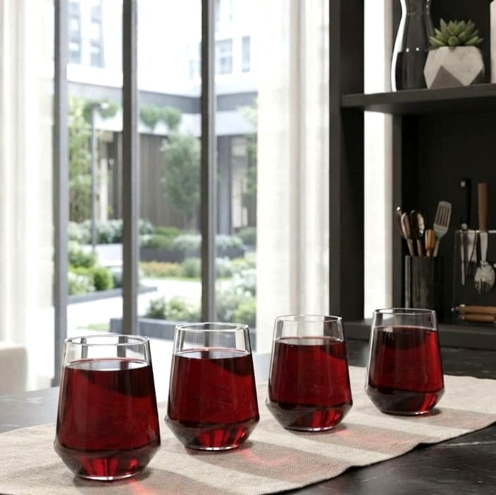 Clear Glass Set of 4