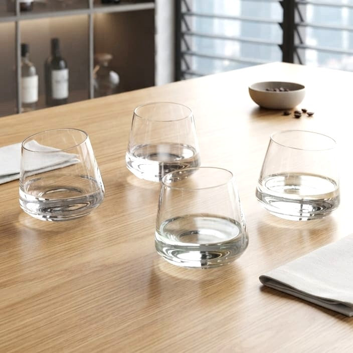 Clear Glass Set of 4