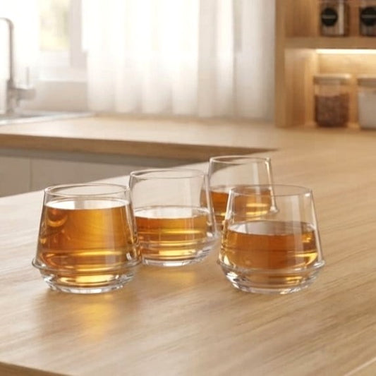 Clear Glass Set of 4