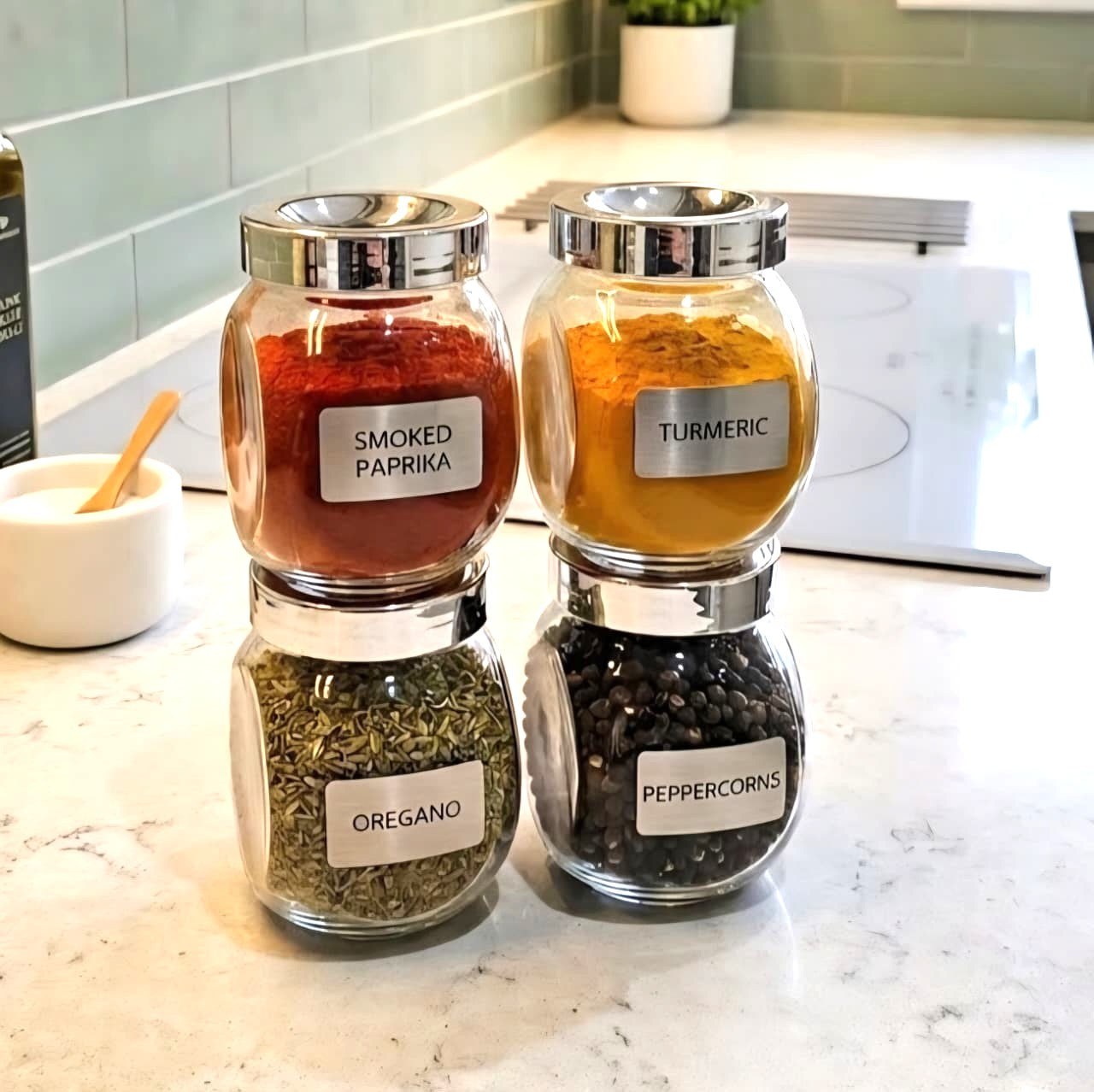 Spice Jars Pack of 4