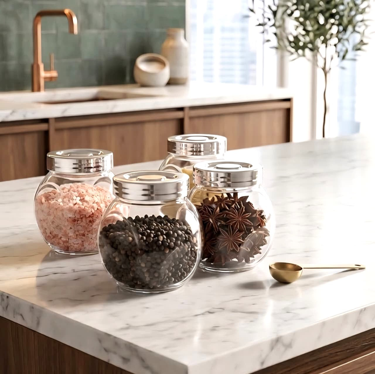 Spice Jars Pack of 4