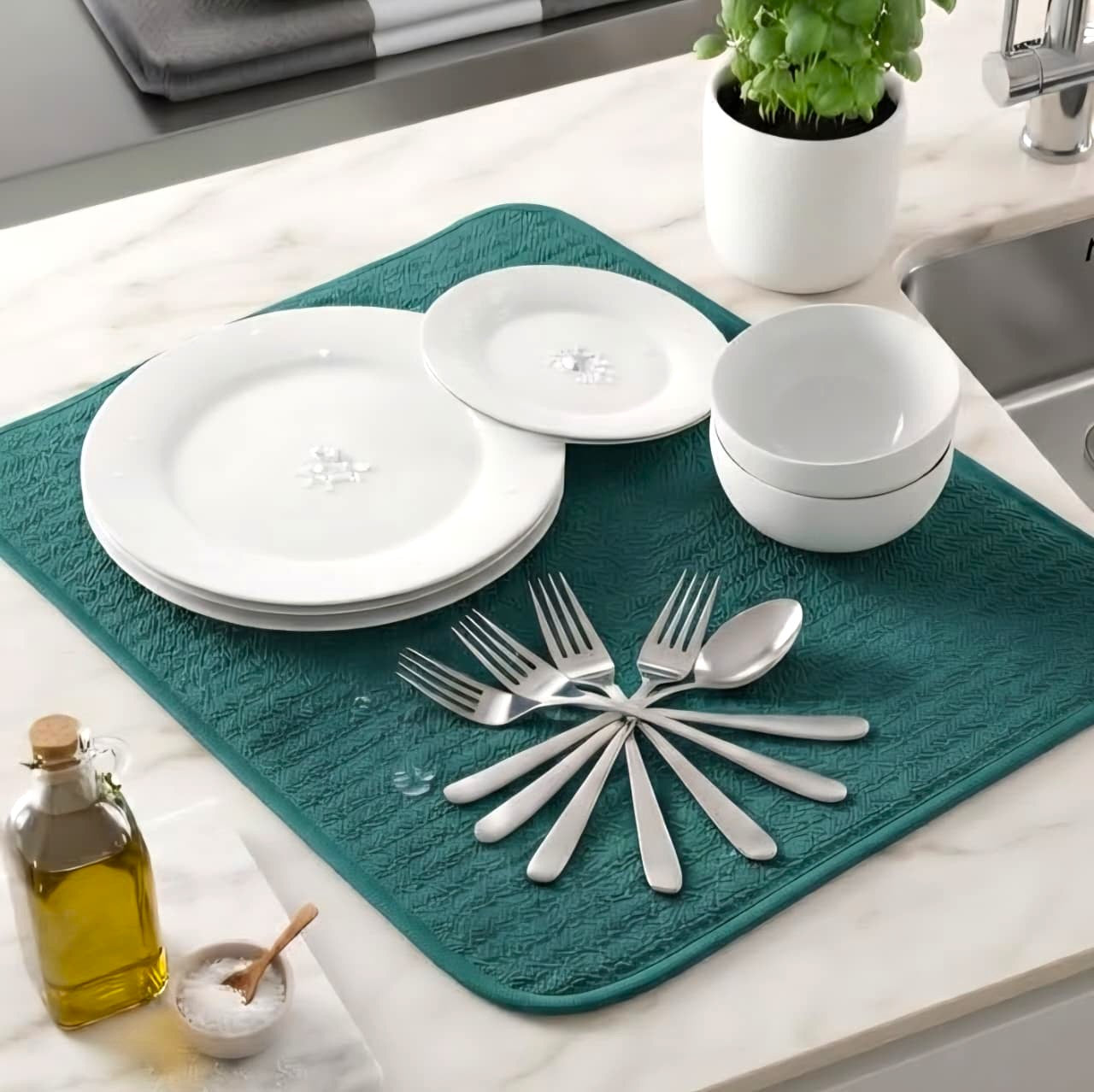 Microfiber Dish Drying Mat