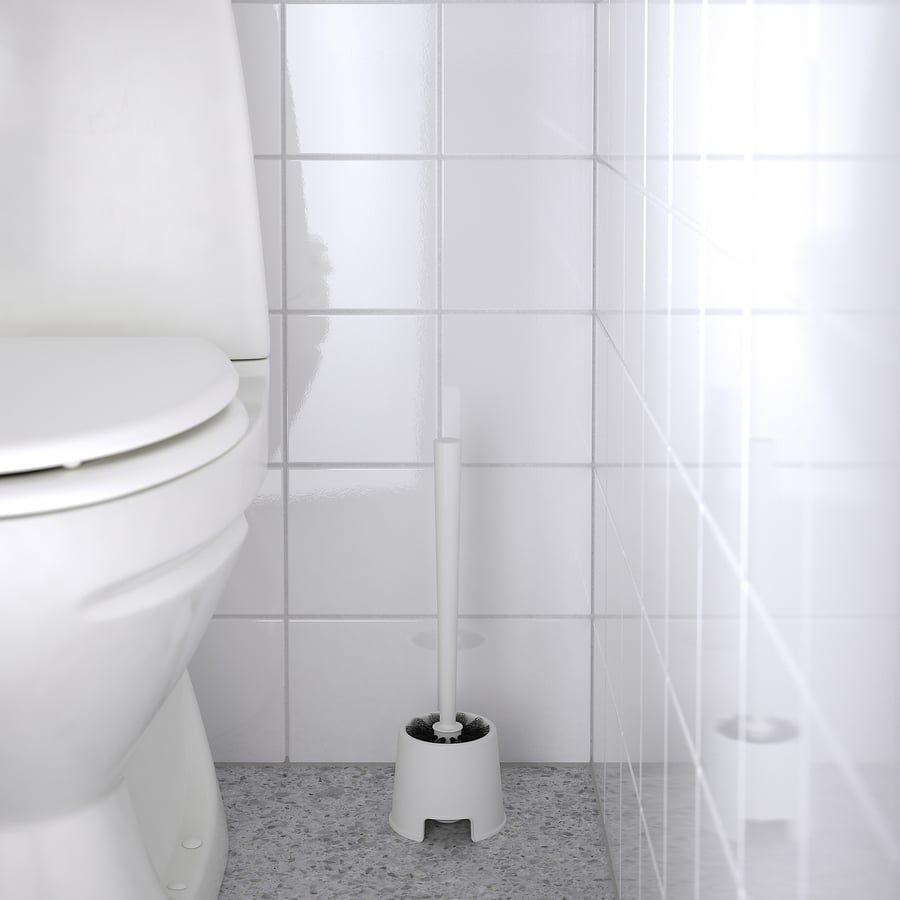 Toilet Brush & Holder White