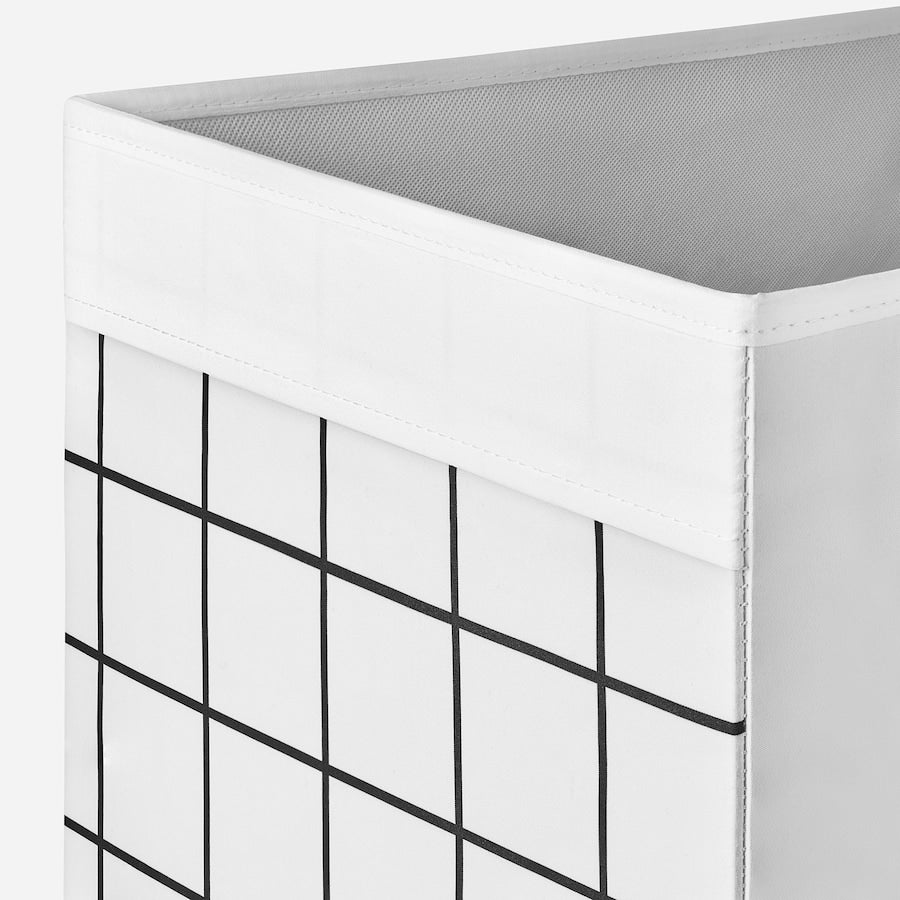 Storage Box - White Patterned