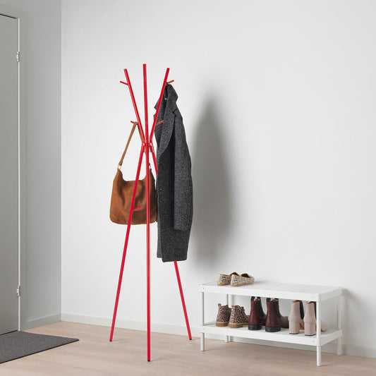 Hat & Coat Rack Red