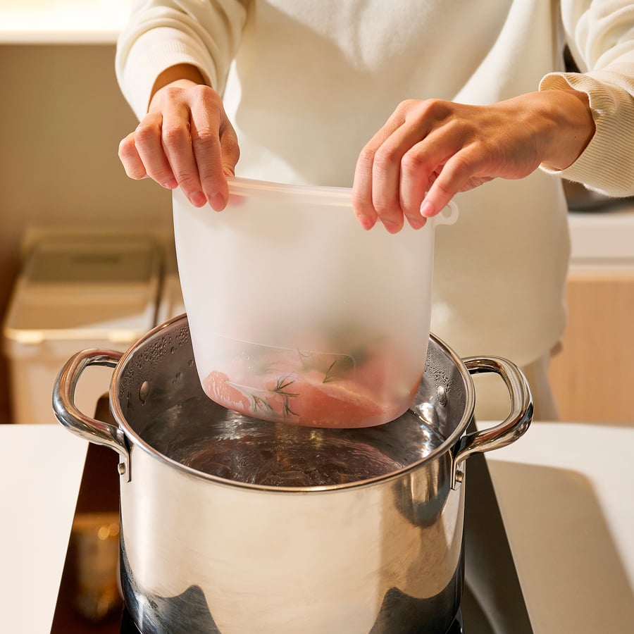 Resealable Silicon Bags Set of 3