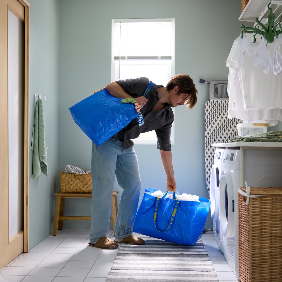 Blue Carrier Bag