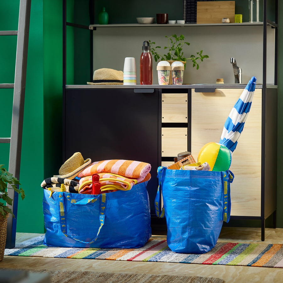 Blue Carrier Bag