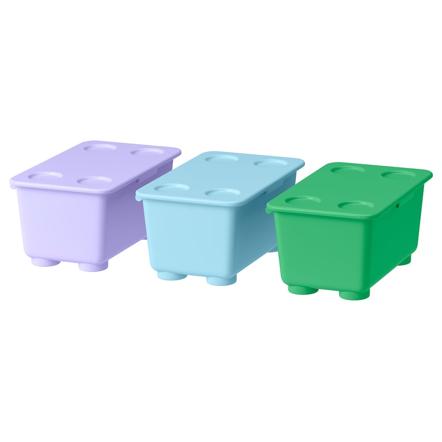 Set of 3 Boxes with Lid