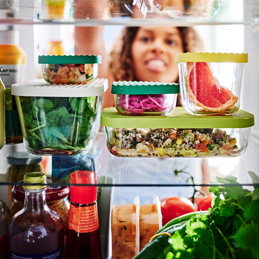 Food Container With Lid - Set of 5