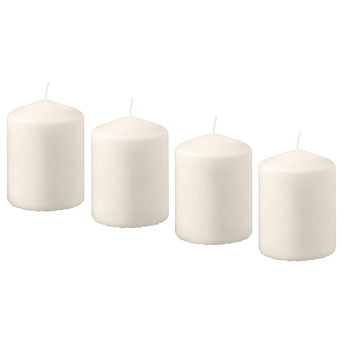 Pillar Candle - Pk of 4
