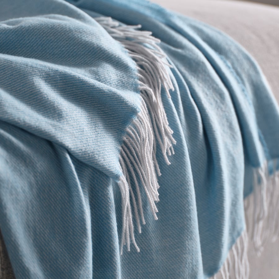 Winter Throw Blue