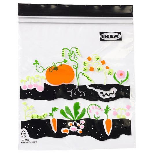 Resealable Bags 1L - Pack of 25