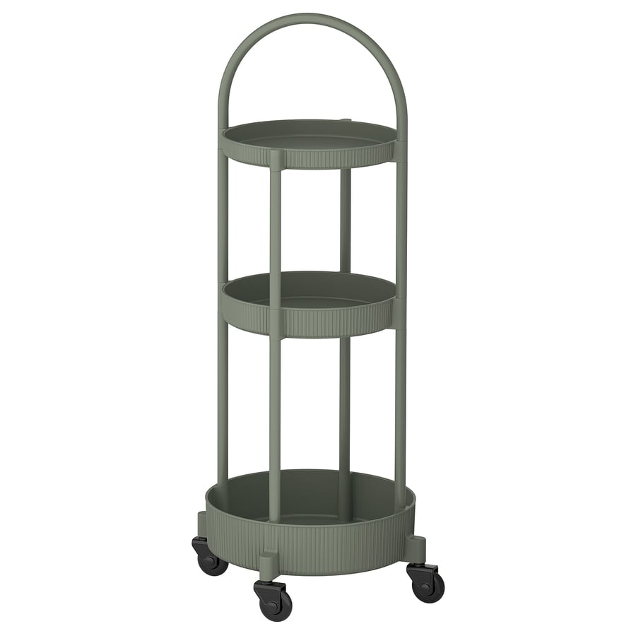 3-Tier Trolley Green