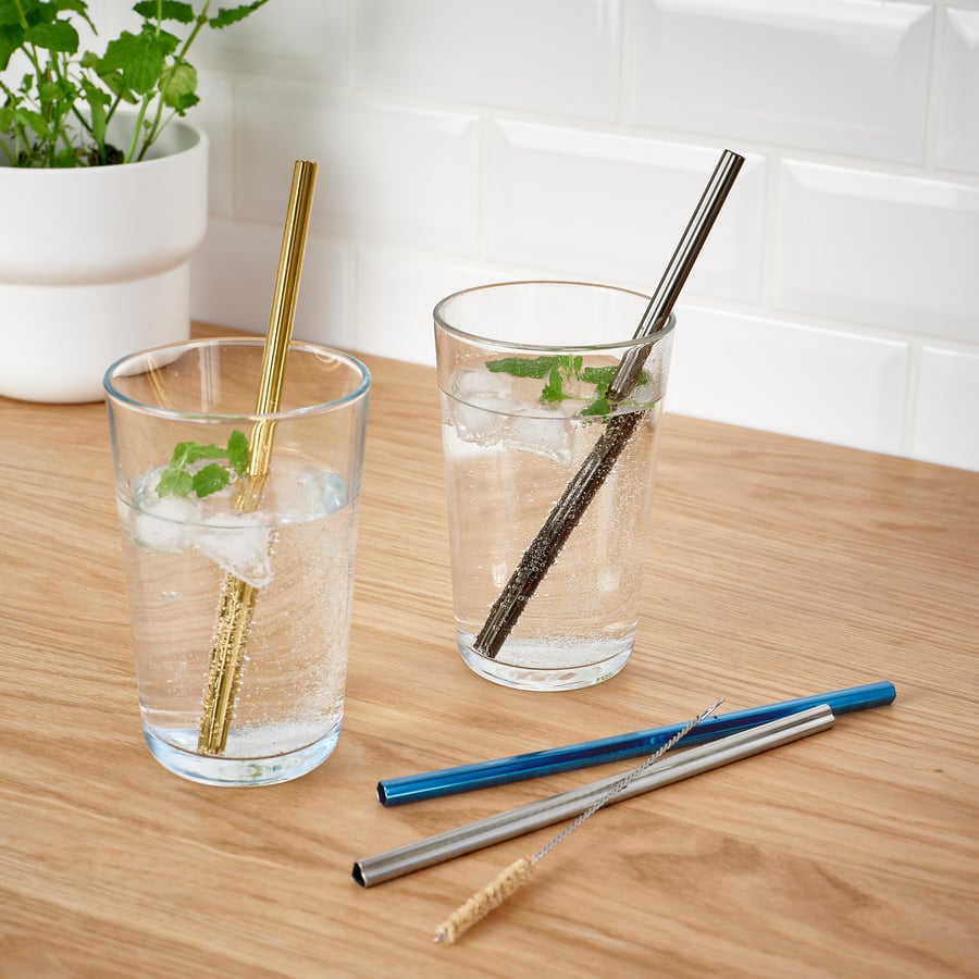 Steel Straw with Cleaning Brush