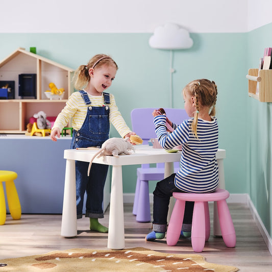 Children's Stool Light Pink