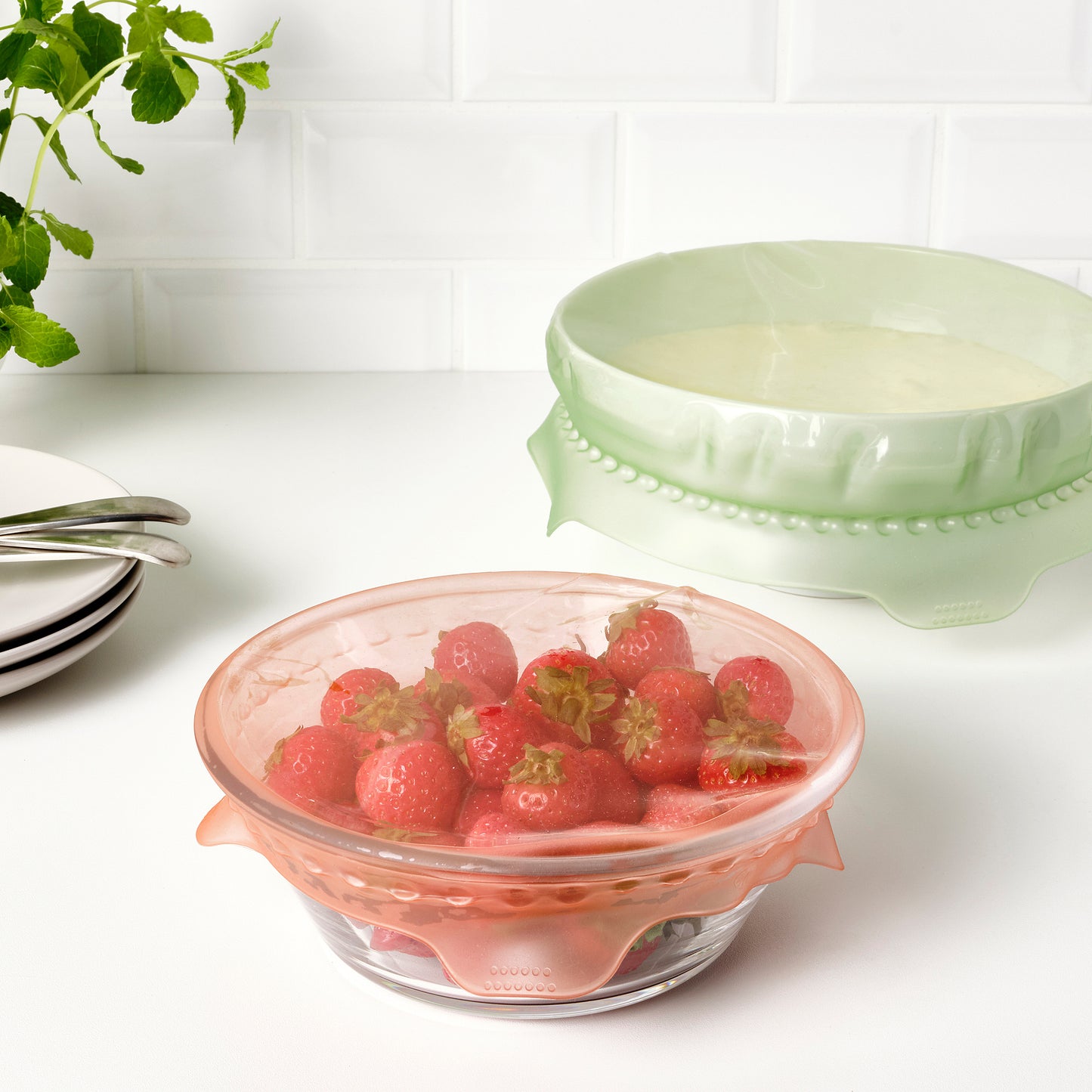 Silicon Food Cover Set of 2