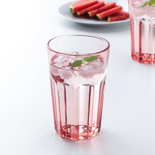 Drinking Glass - Pink - 350ml