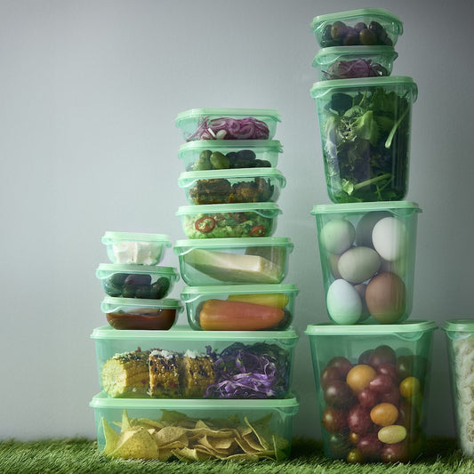 Boxes with Lid Set of 17