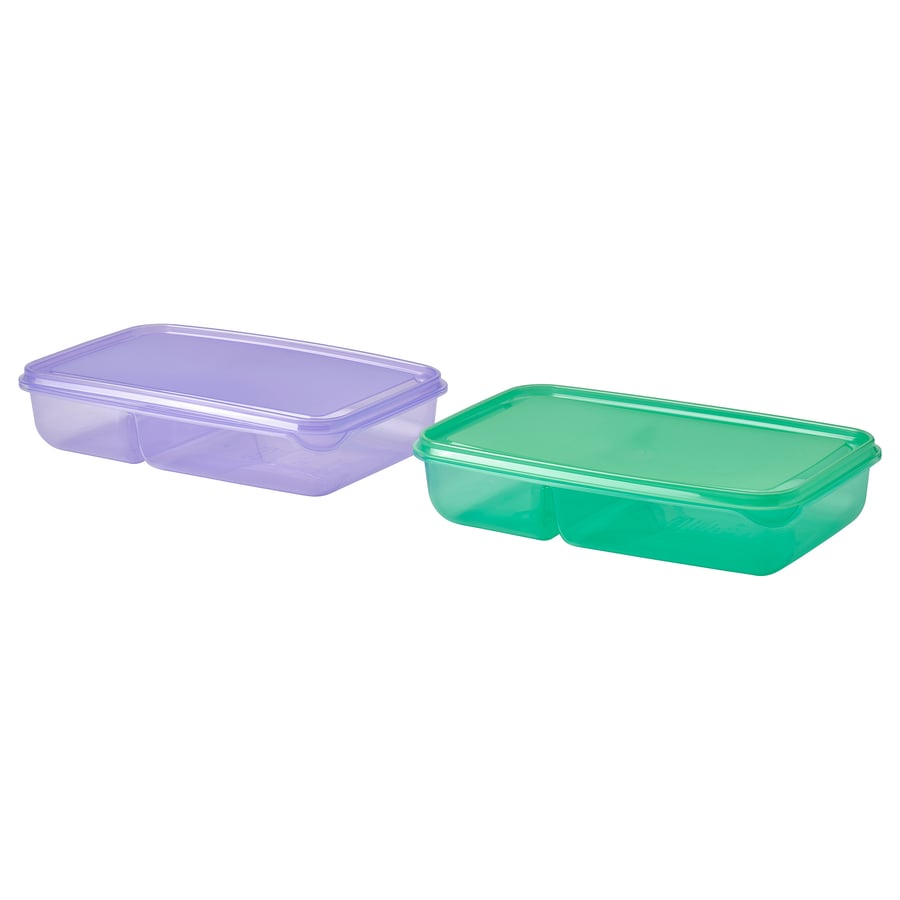 Sandwich Box with Lid Pack of 2