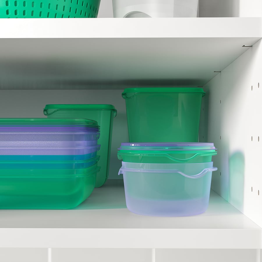 Snack Box with Lid Pack of 2