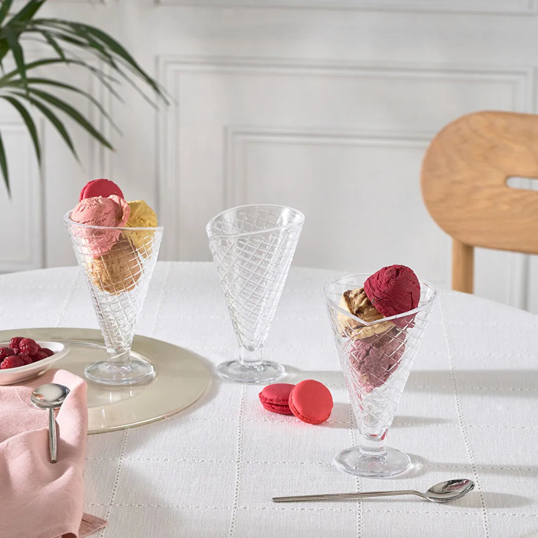 Ice Cream Glass Cups Set of 6