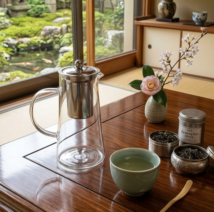 Glass Teapot with Strainer 710ml