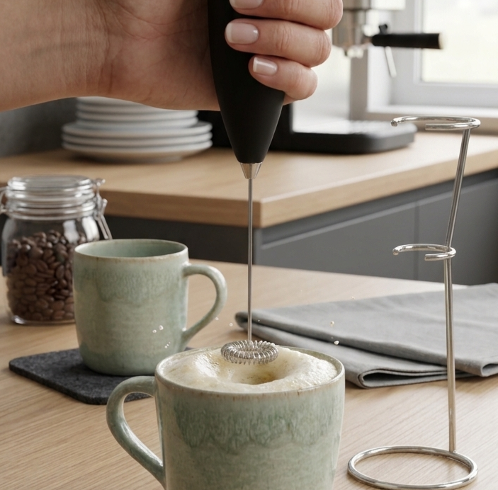 Milk Frother With Stand