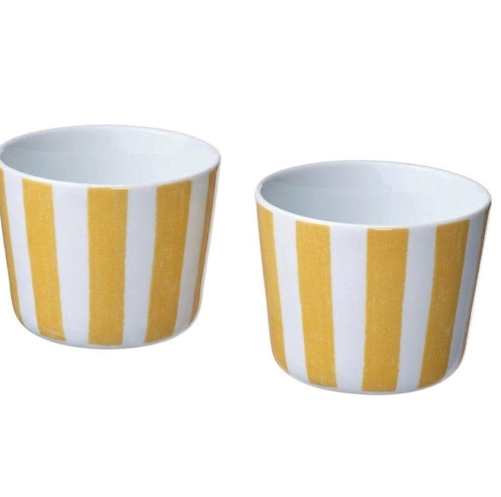 240ml Patterned Cup Pack of 2